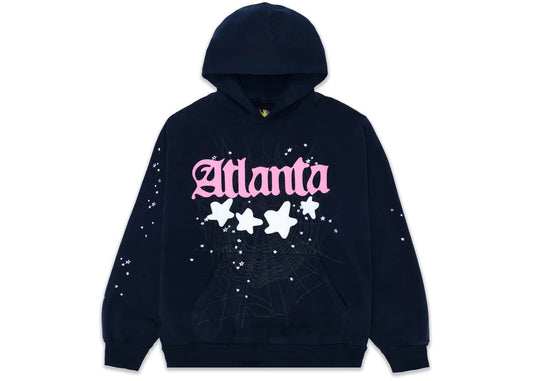 Sp5der Hoodie Atlanta Navy