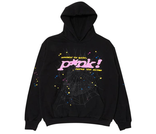 Sp5der Hoodie Black V1