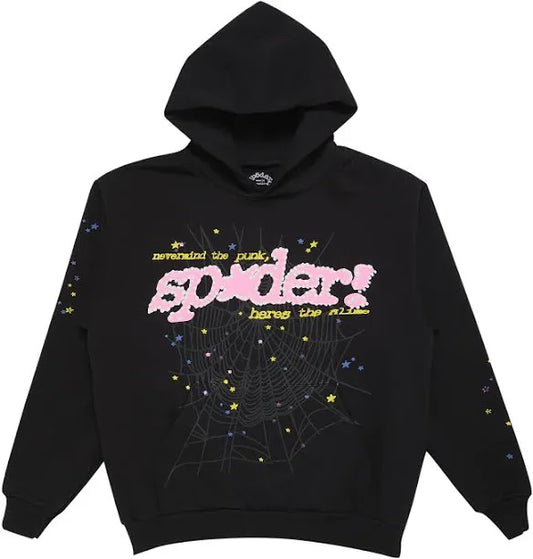 Sp5der hoodie ‘Black V2’