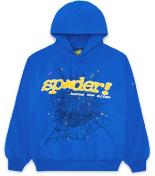 Sp5der Hoodie 'TC Blue"